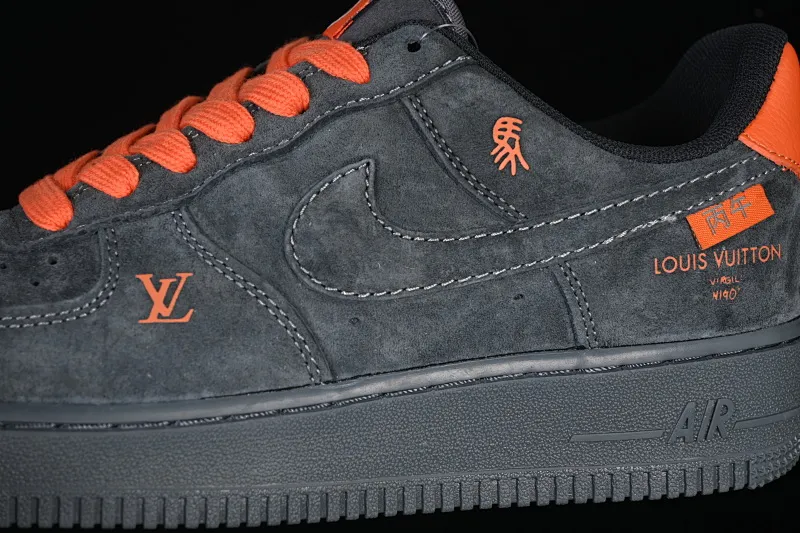 All Categories Nk Air Force 1 Air Force Series Nk Air Force 1 Low Air Force Low Nike Air Force 1'07 Low Year of the Horse Limited Edition Gray with Orange Air Force 1 Low-top Casual Sneakers FV3694-105